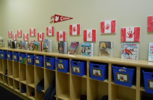 Canada Day display