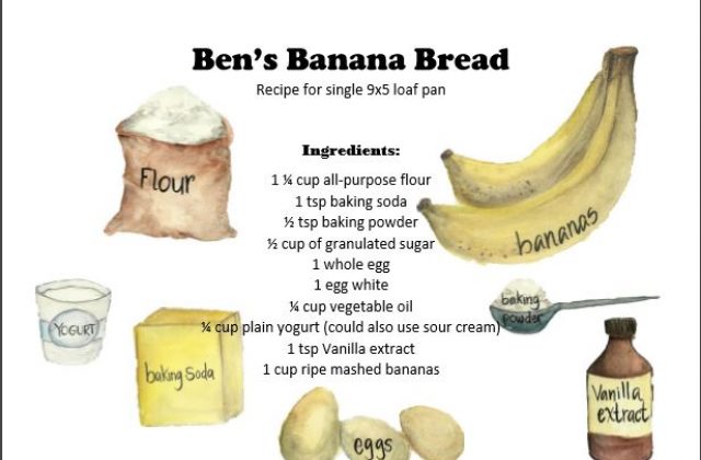 Ben's Banana Bread Recipe