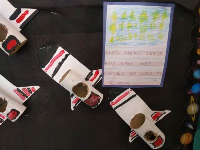 Space shuttle art and language project