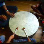 Casa drumming circle