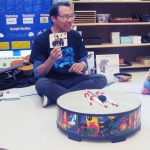 Indigenous inspired drumming circle