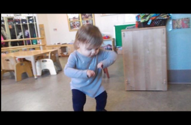 Child under 2 dancing