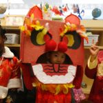 Casa children celebrating Chinese New Year