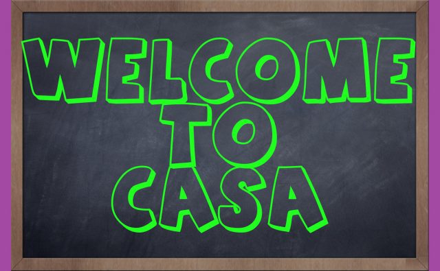 Welcome to Casa chalkboard