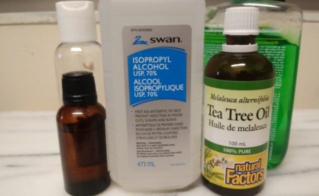 homemade hand sanitizer ingredients