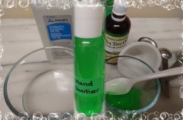 homemade hand sanitizer