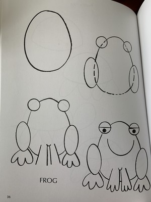 how to draw a frog