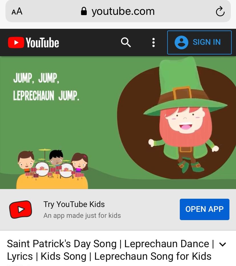 Leprechaun Dance Video Cover 