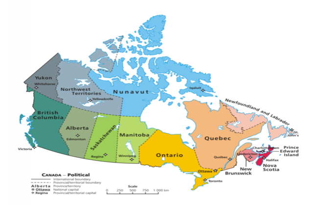 Provinces and Territories of Canada