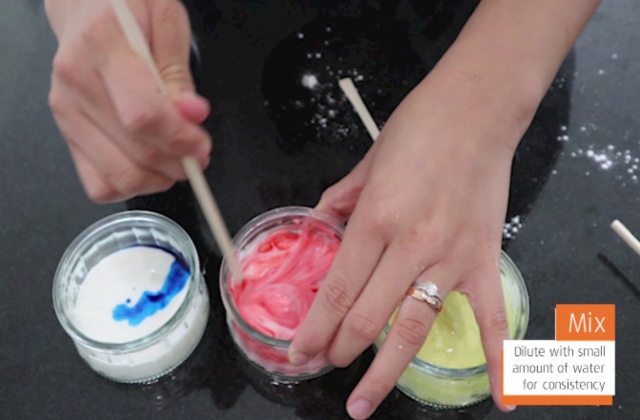 Tara mixing bubble paint