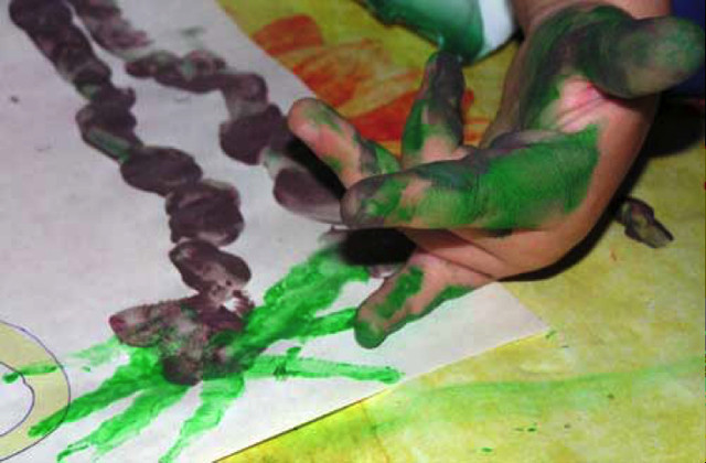 dinosaur painting