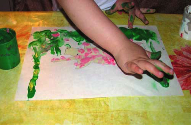 dinosaur painting