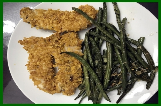 Chicken Tenders and Green Beans