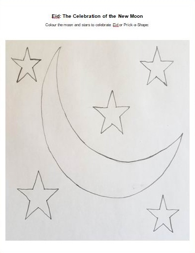 Eid Colouring Sheet