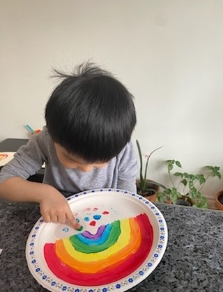 rainbow painting