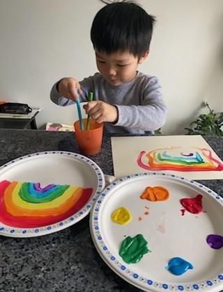 rainbow painting