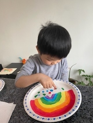 rainbow painting