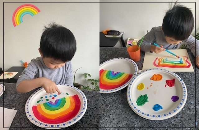 rainbow painting