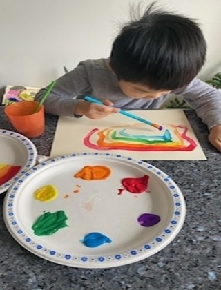 rainbow painting