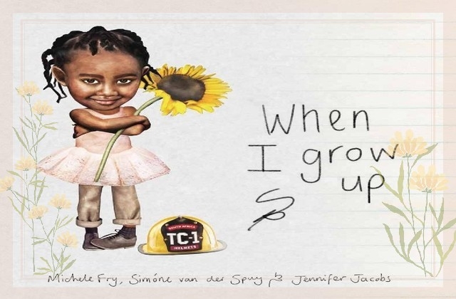'When I Grow Up' styled book cover