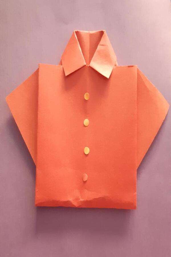 Shirt paper art