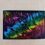 rainbow scratch art