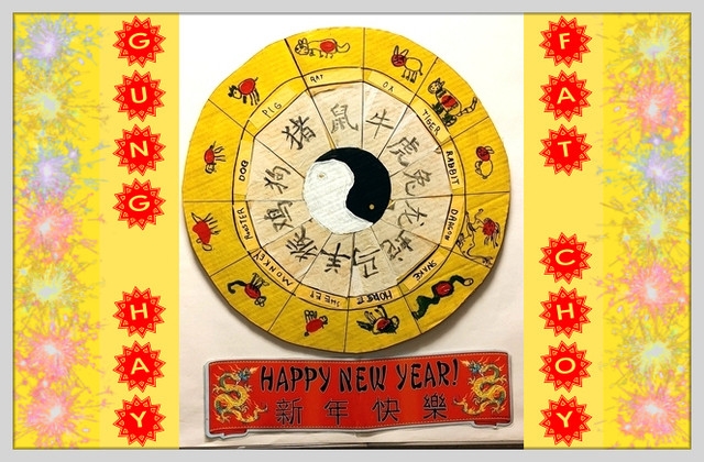 Chinese New Year bulletin board