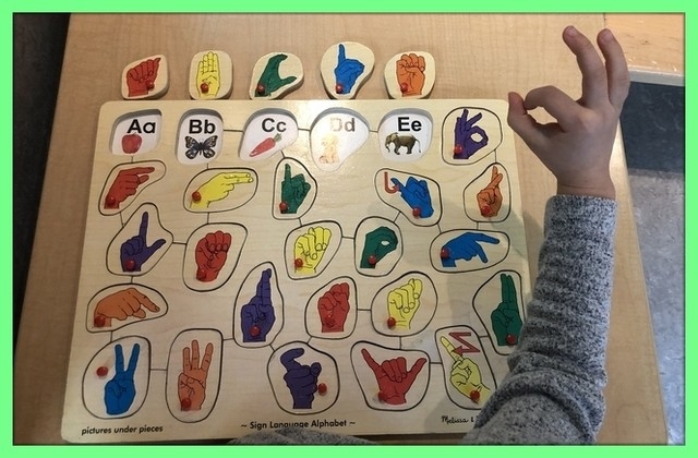 sign language puzzle