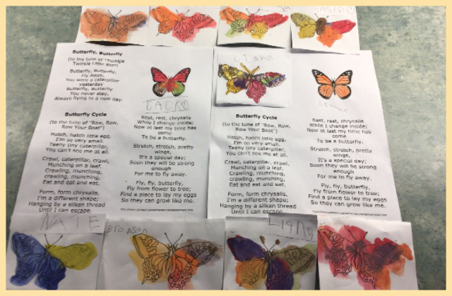 watercolour butterflies